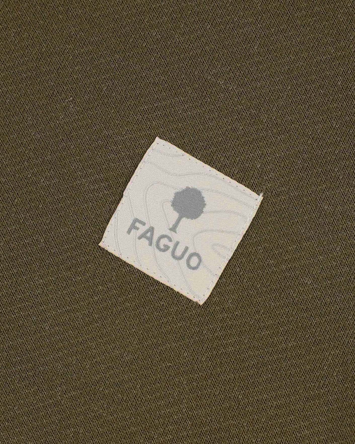 faguo-fango-sweat-col-rond-oversize-marron-fonc-coton-bio-bambou image 3