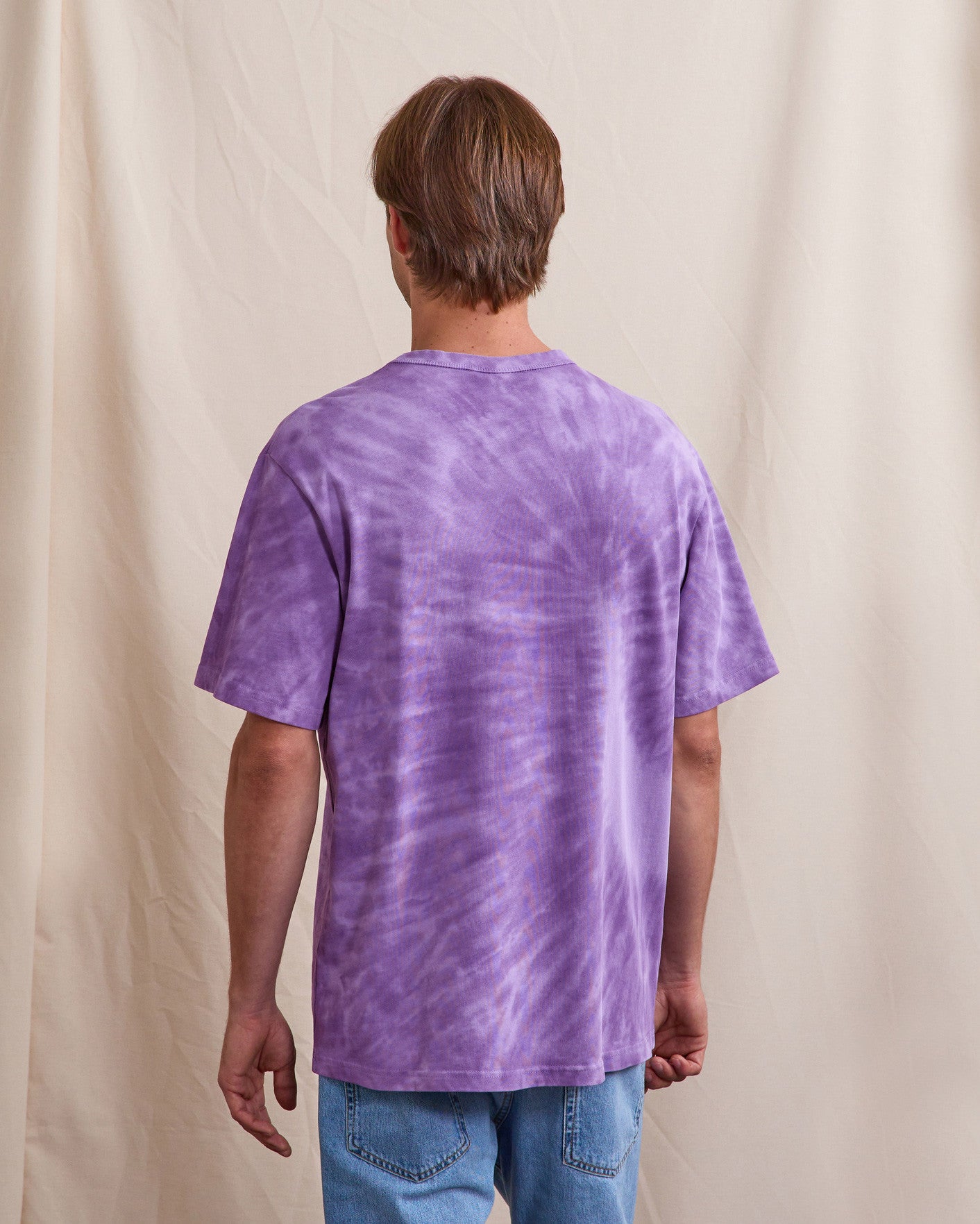 faguo-lugny-t-shirt-oversize-violet-tie-and-dye-homme image 5