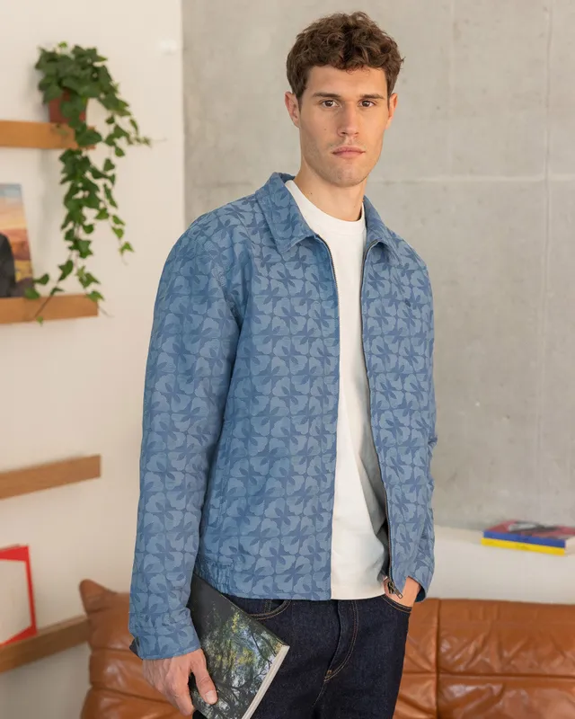 faguo-dourdan-blouson-coton-bleu-moyen-homme image 1