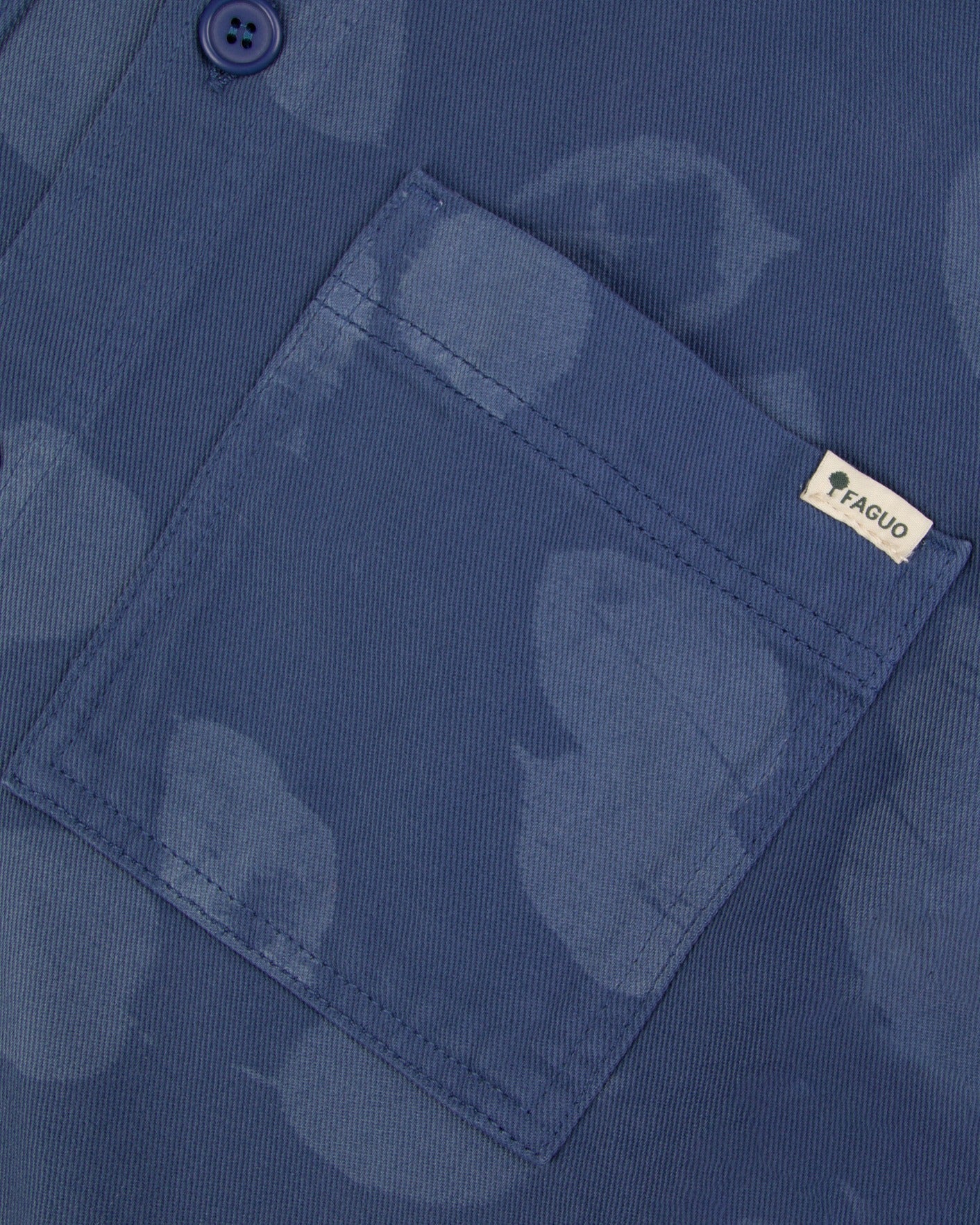 faguo-clemont-surchemise-bleue-cru-motif-feuilles image 5