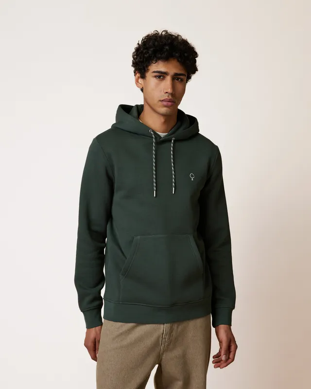 faguo-dirac-sweat-capuche-vert-fonc image 1