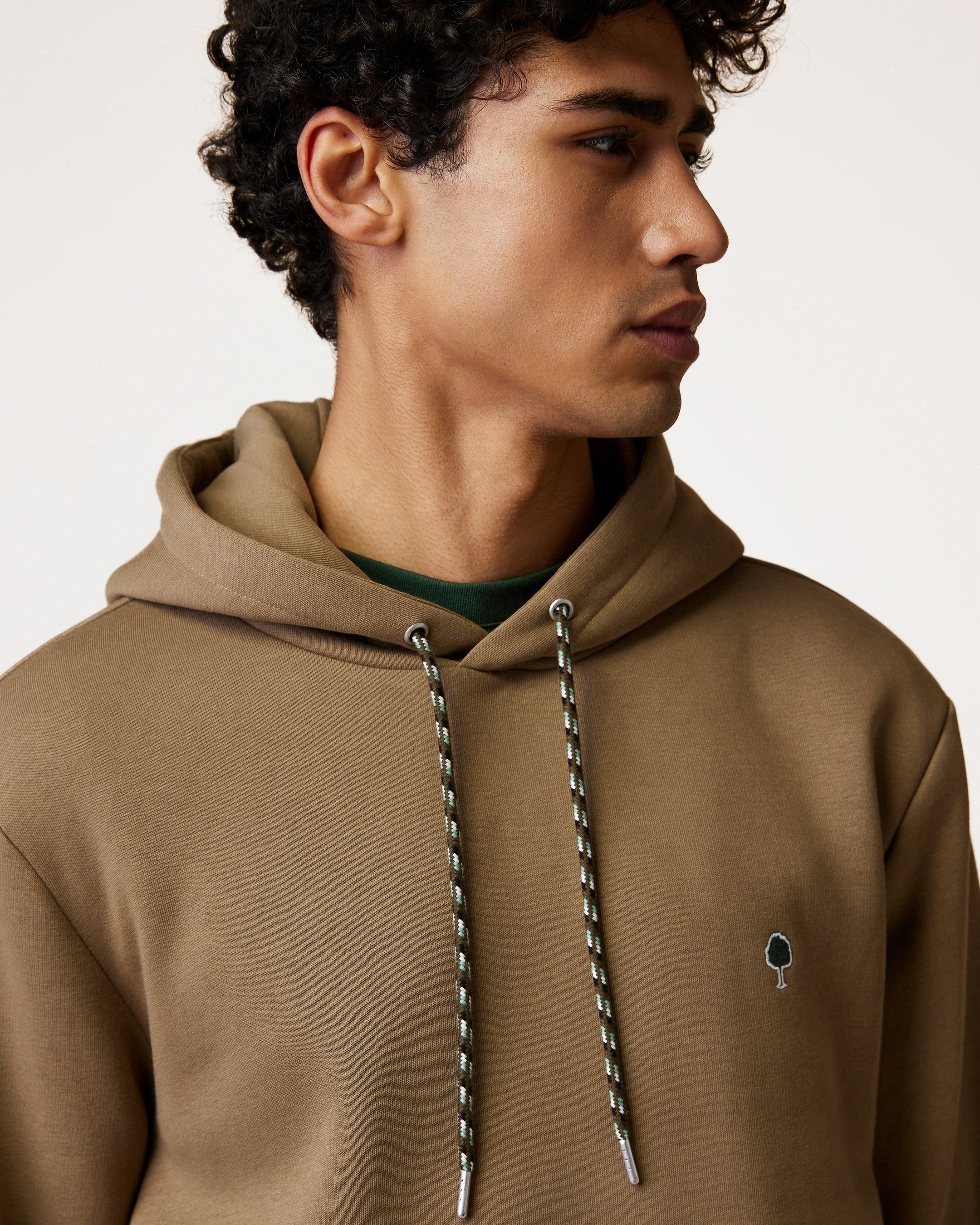 faguo-dirac-sweat-capuche-marron image 6