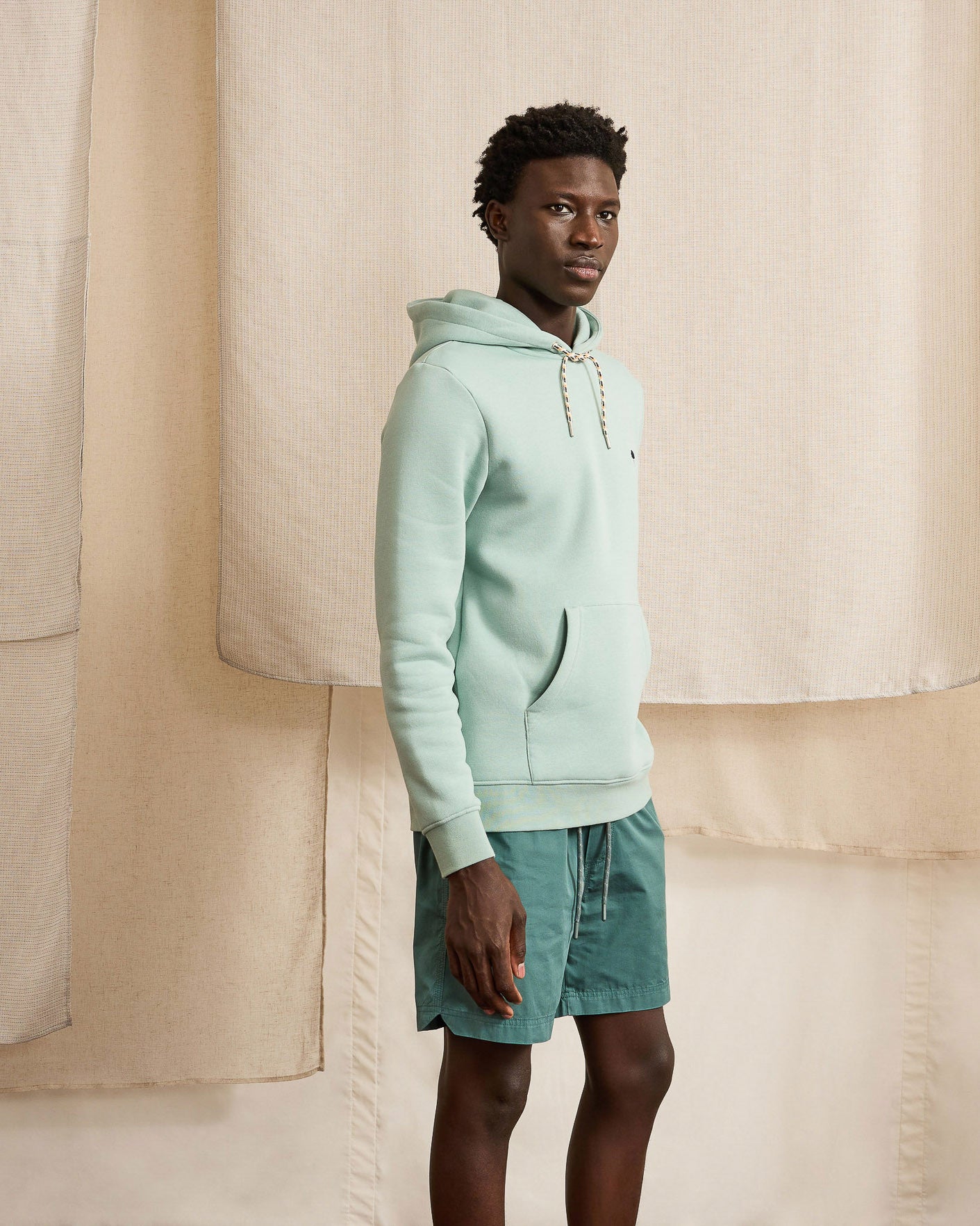 faguo-milly-short-vert-clair-en-popeline-de-coton image 3