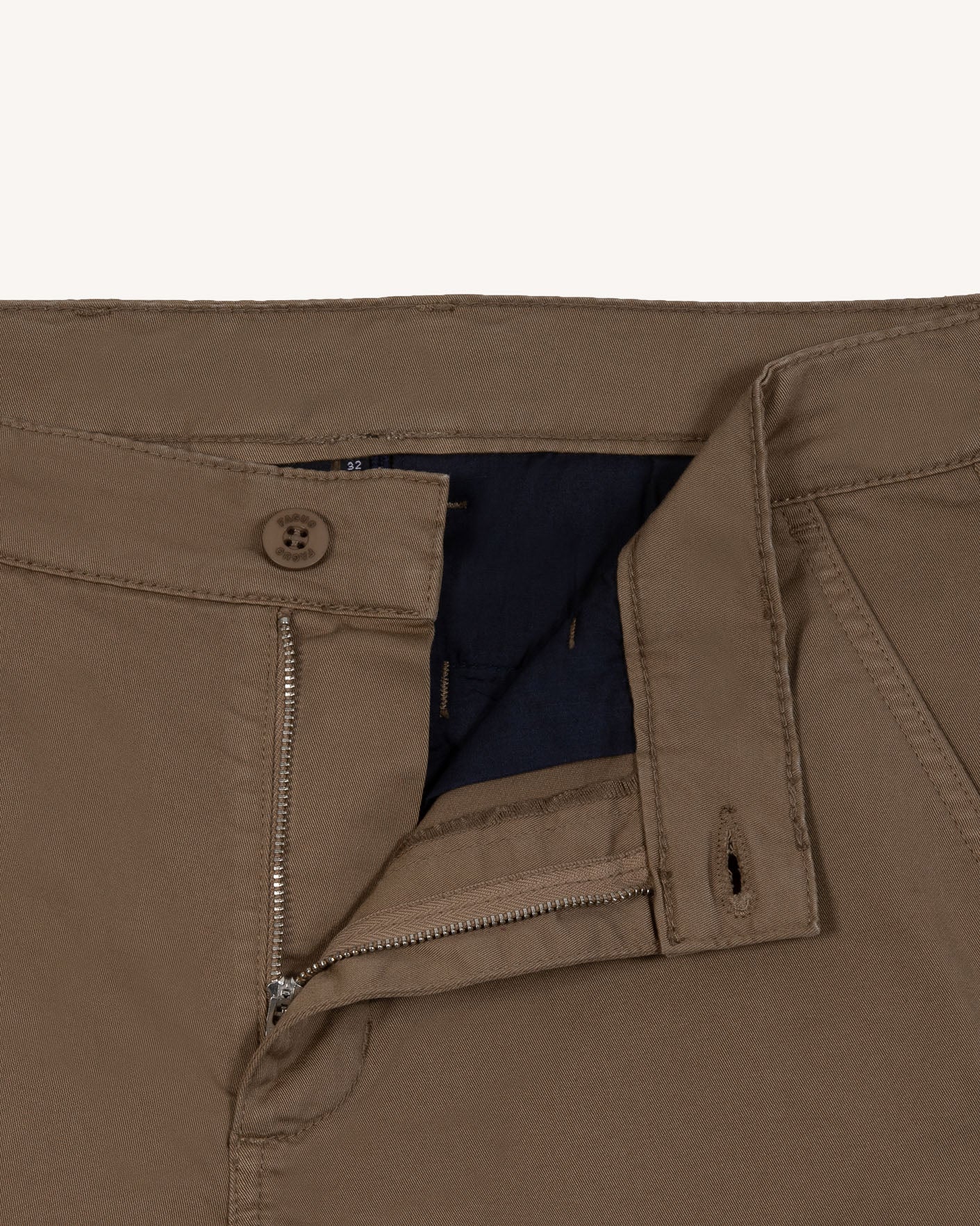 faguo-brix-regular-chino-marron-clair-coton image 2