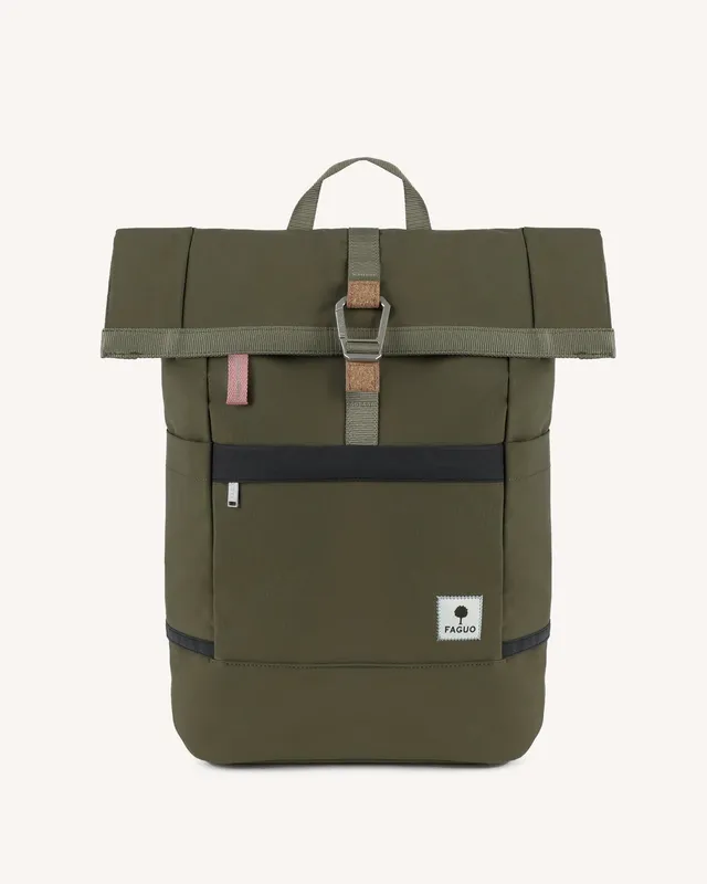 faguo-cycling-medium-sac-dos-v-lo-vert-olive-fonc image 1