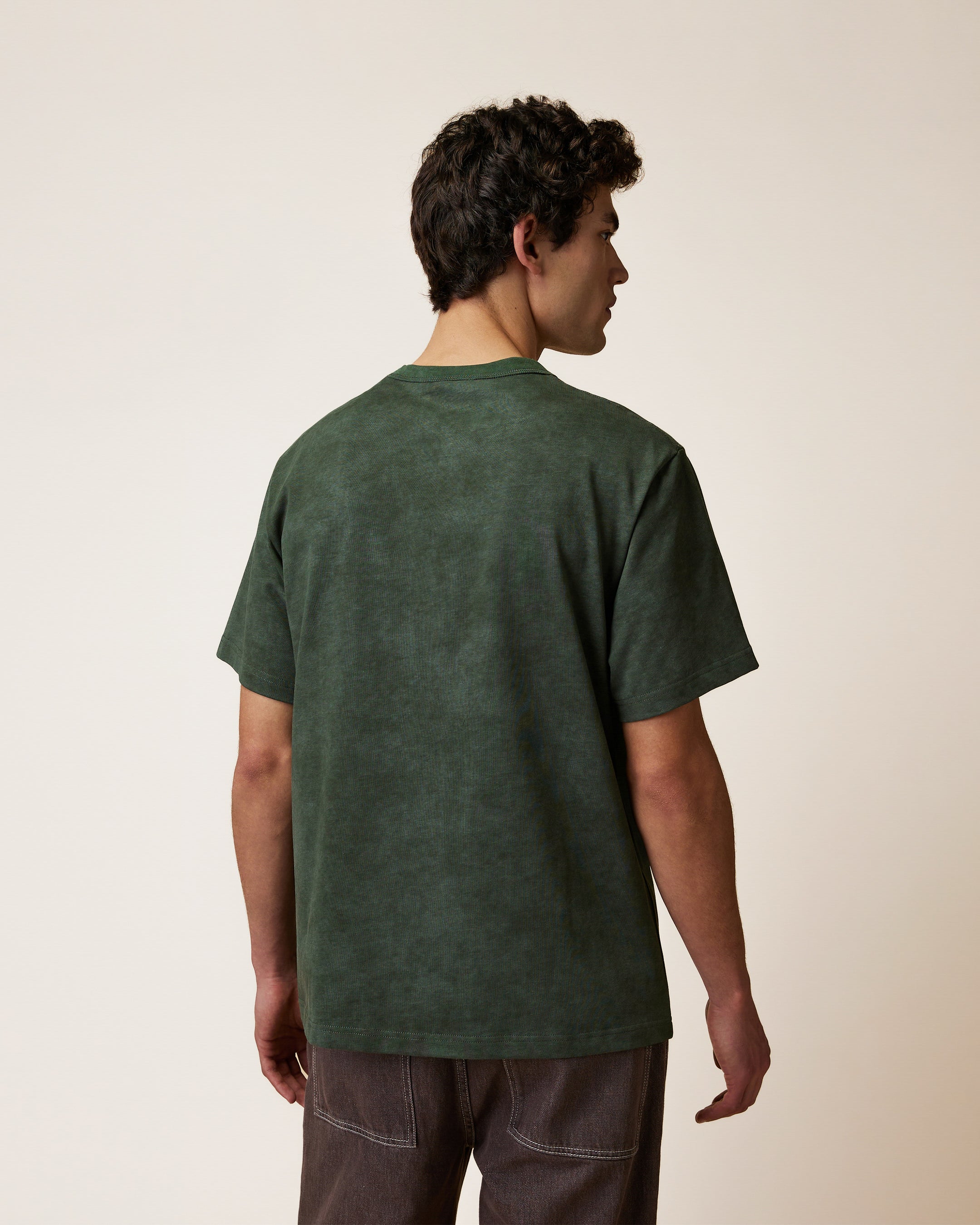 faguo-lugny-t-shirt-large-vert-fonc-chin-homme image 5