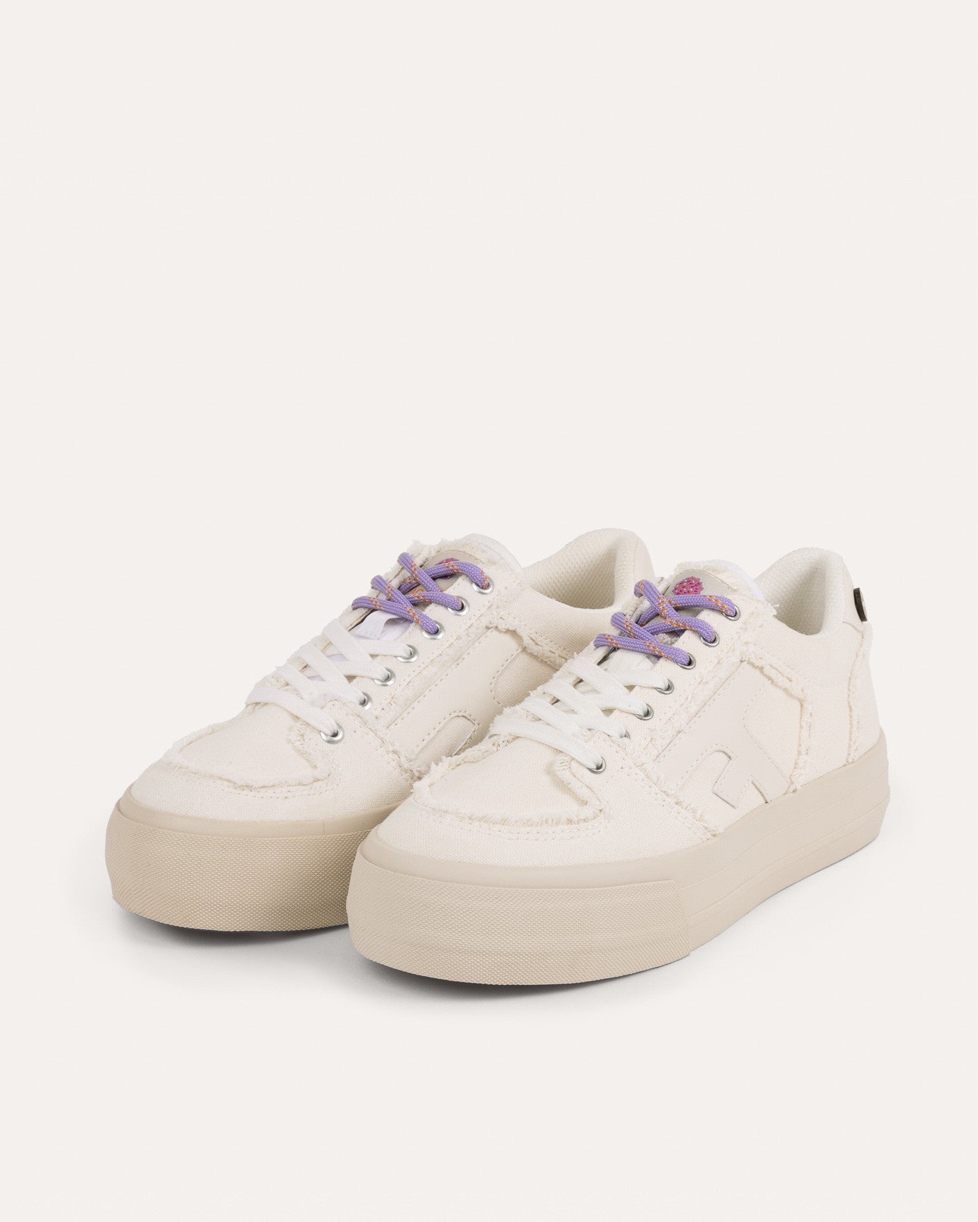 faguo-walnut-platform-baskets-toile-blanches-compens-es-4-cm-femme image 4