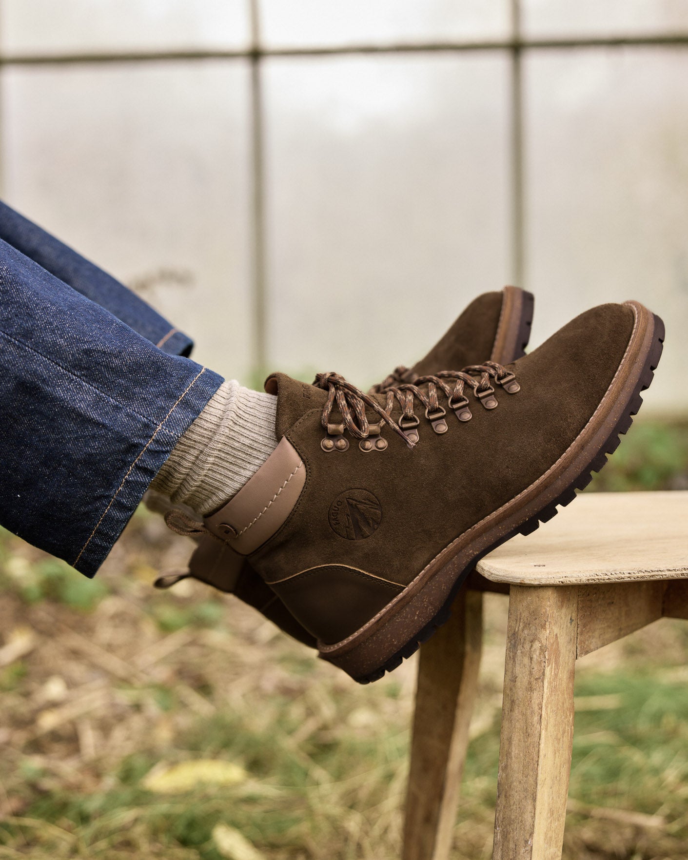 faguo-hawthorn-chaussures-su-de-et-cuir-kaki-montagne image 1