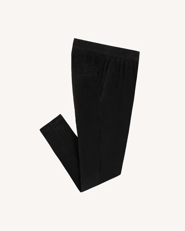 faguo-dreuille-pantalon-taille-lastique-velours-noir image 1