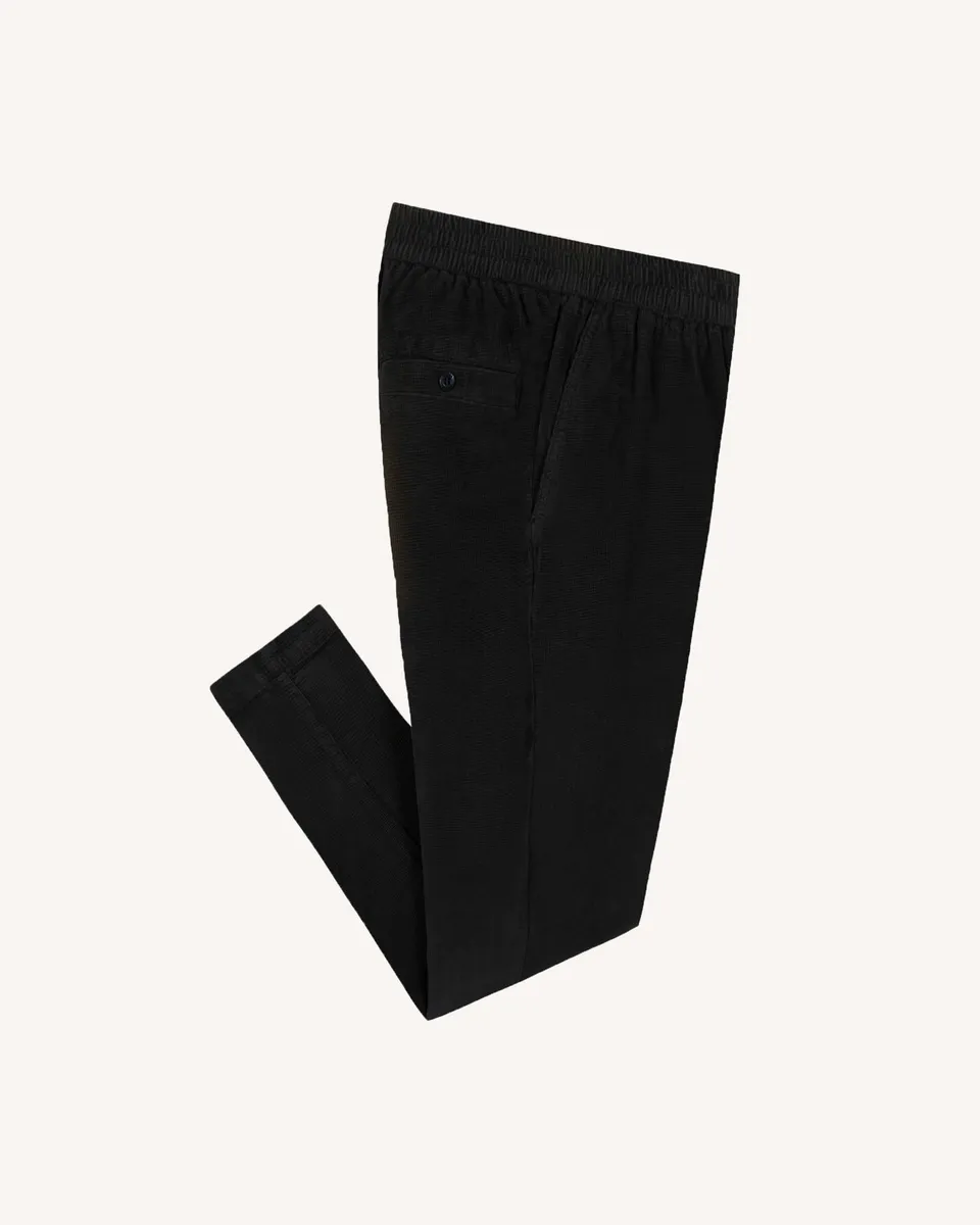 faguo-dreuille-pantalon-taille-lastique-velours-noir image 1