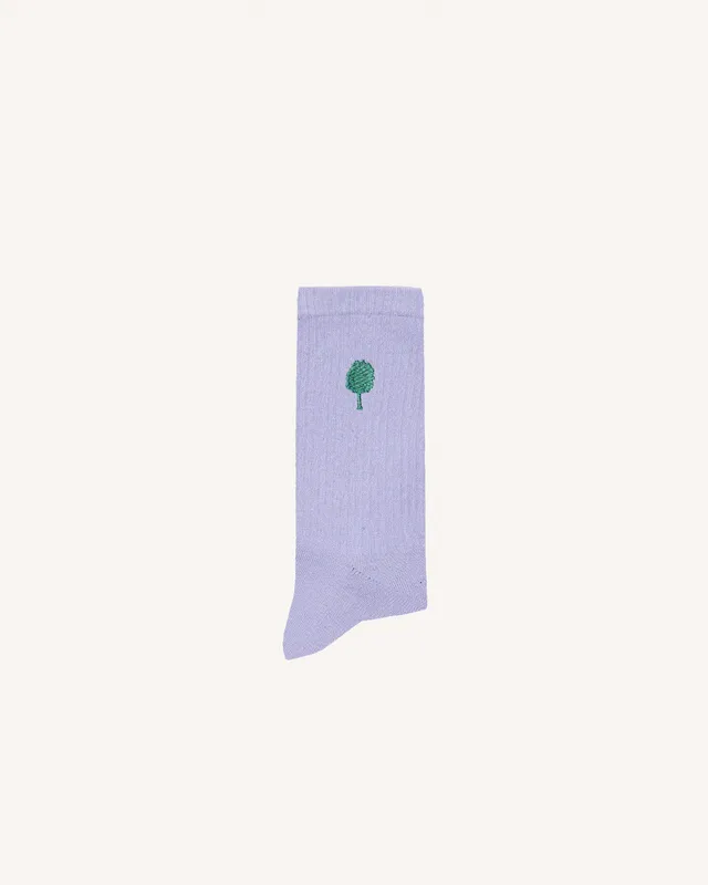 faguo-socks-x1-chaussettes-mi-hautes-rose-gris-coton image 1