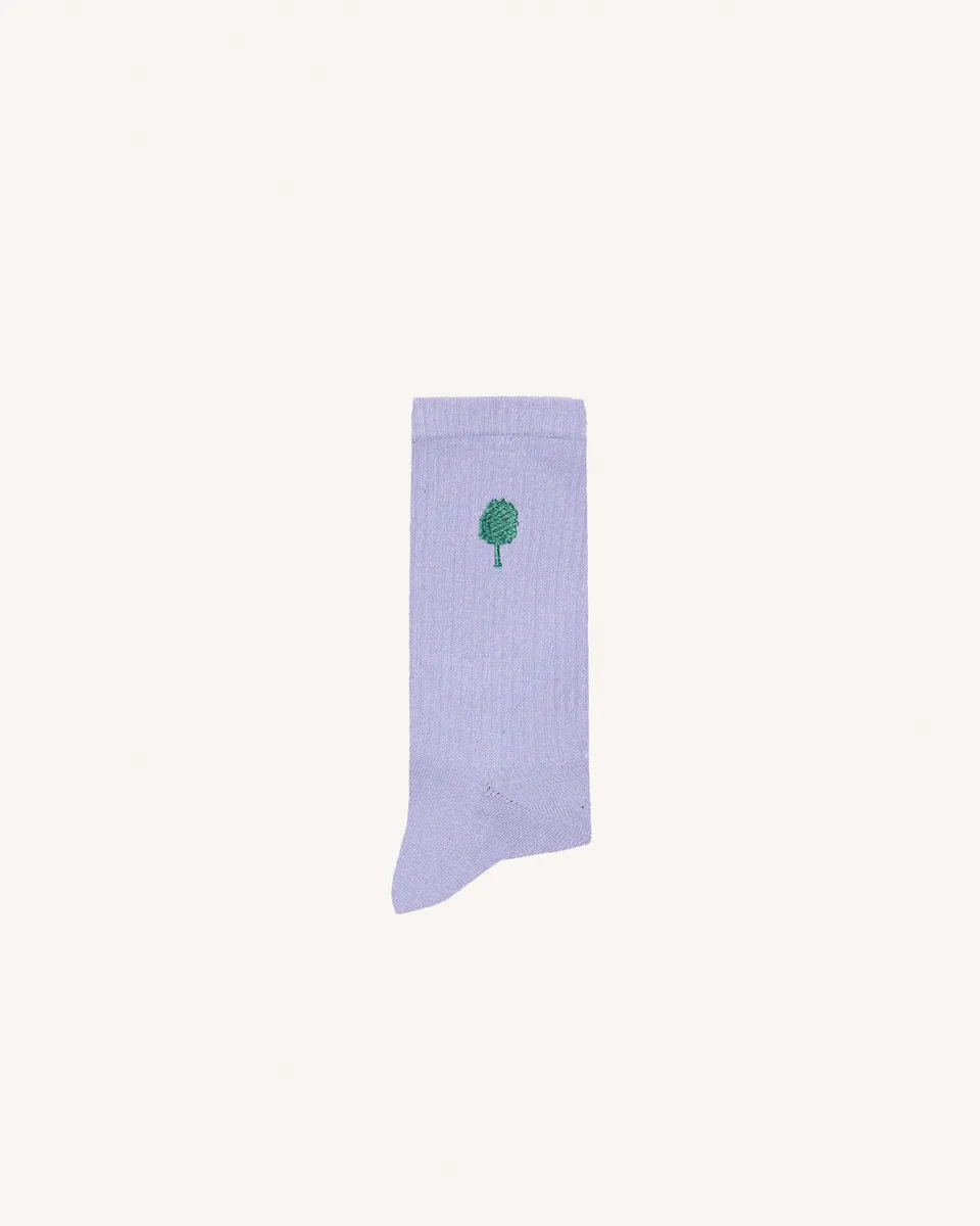 faguo-socks-x1-chaussettes-mi-hautes-rose-gris-coton image 1