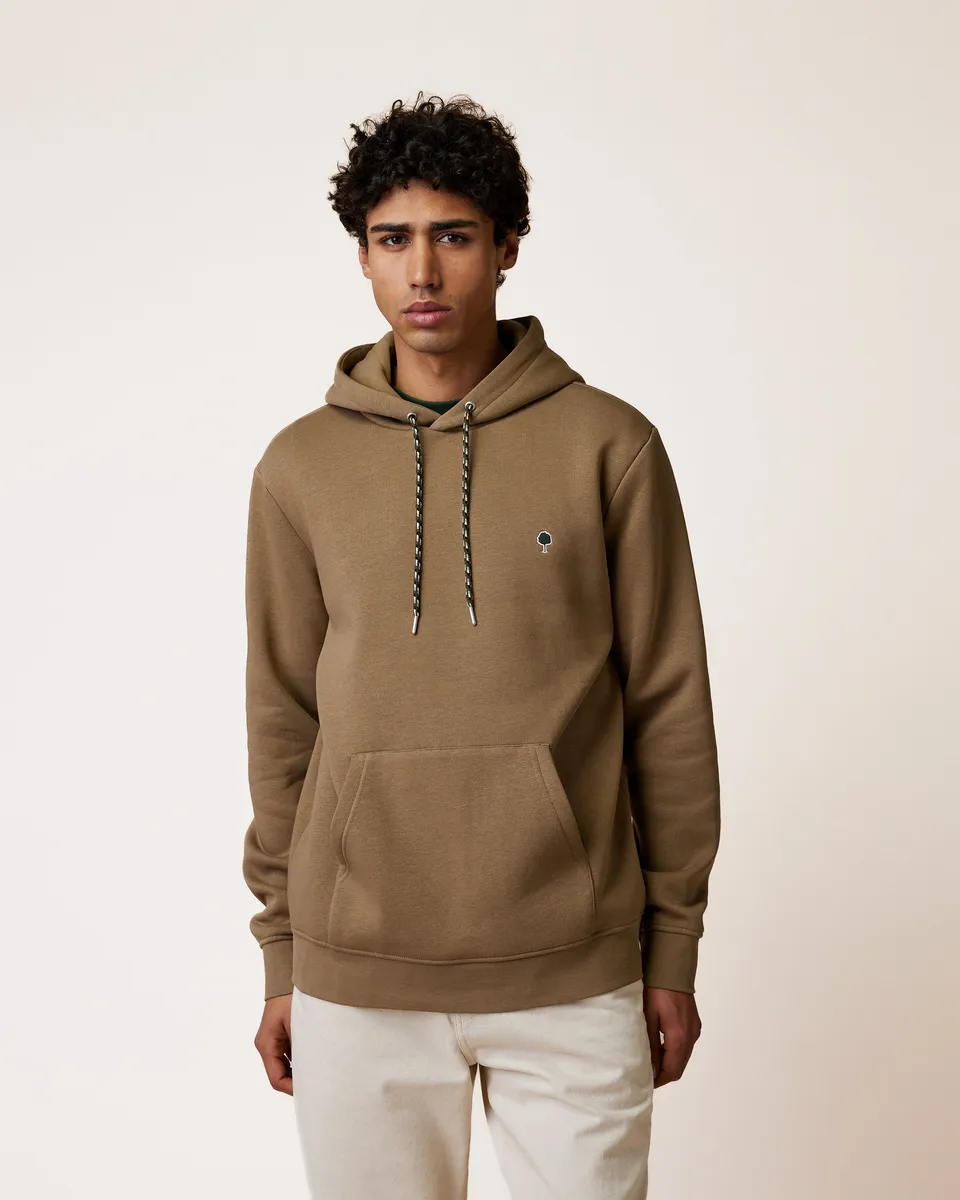 faguo-dirac-sweat-capuche-marron image 1